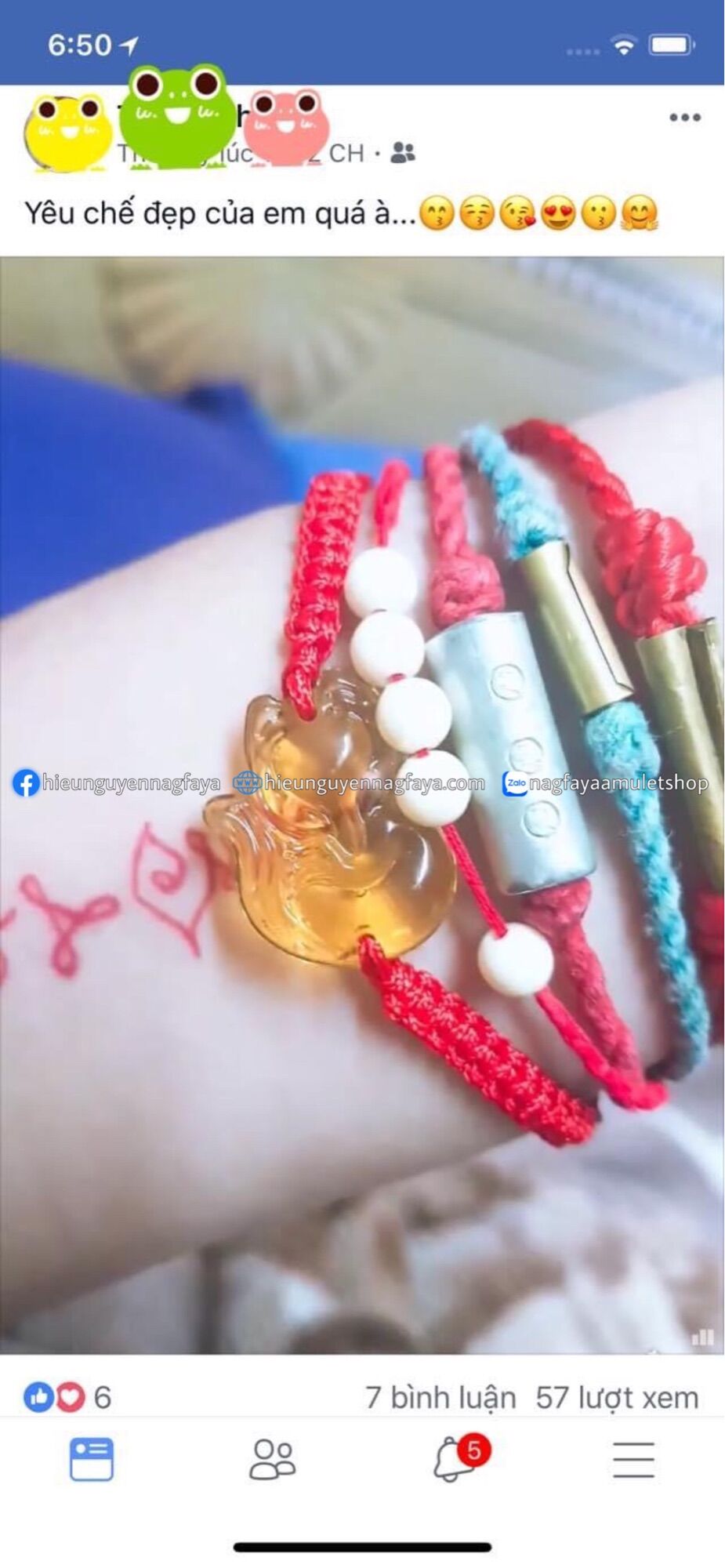 [[HÀNG THẬT]] Dây Chỉ Đỏ Hồ Ly Thuỷ Tinh Thái Lan - BIGSALE [hieunguyennagfaya]