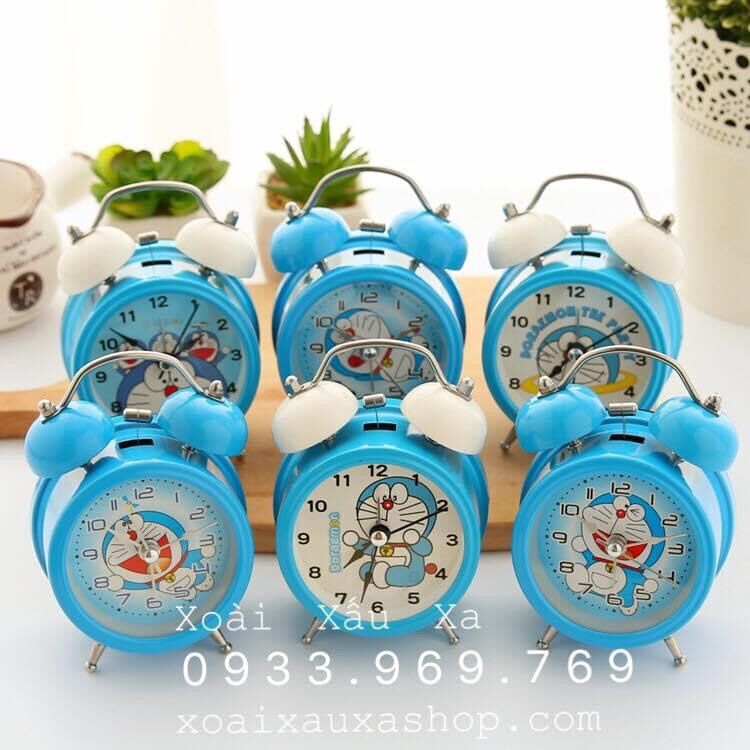 Đồng hồ chuông reng báo thức hoạt hình các loại dễ thương