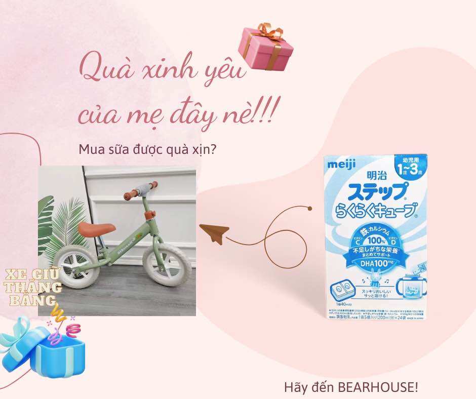 Quà - sữa meiji số 0-1 và số 1-3 nội địa nhật - bearhouse