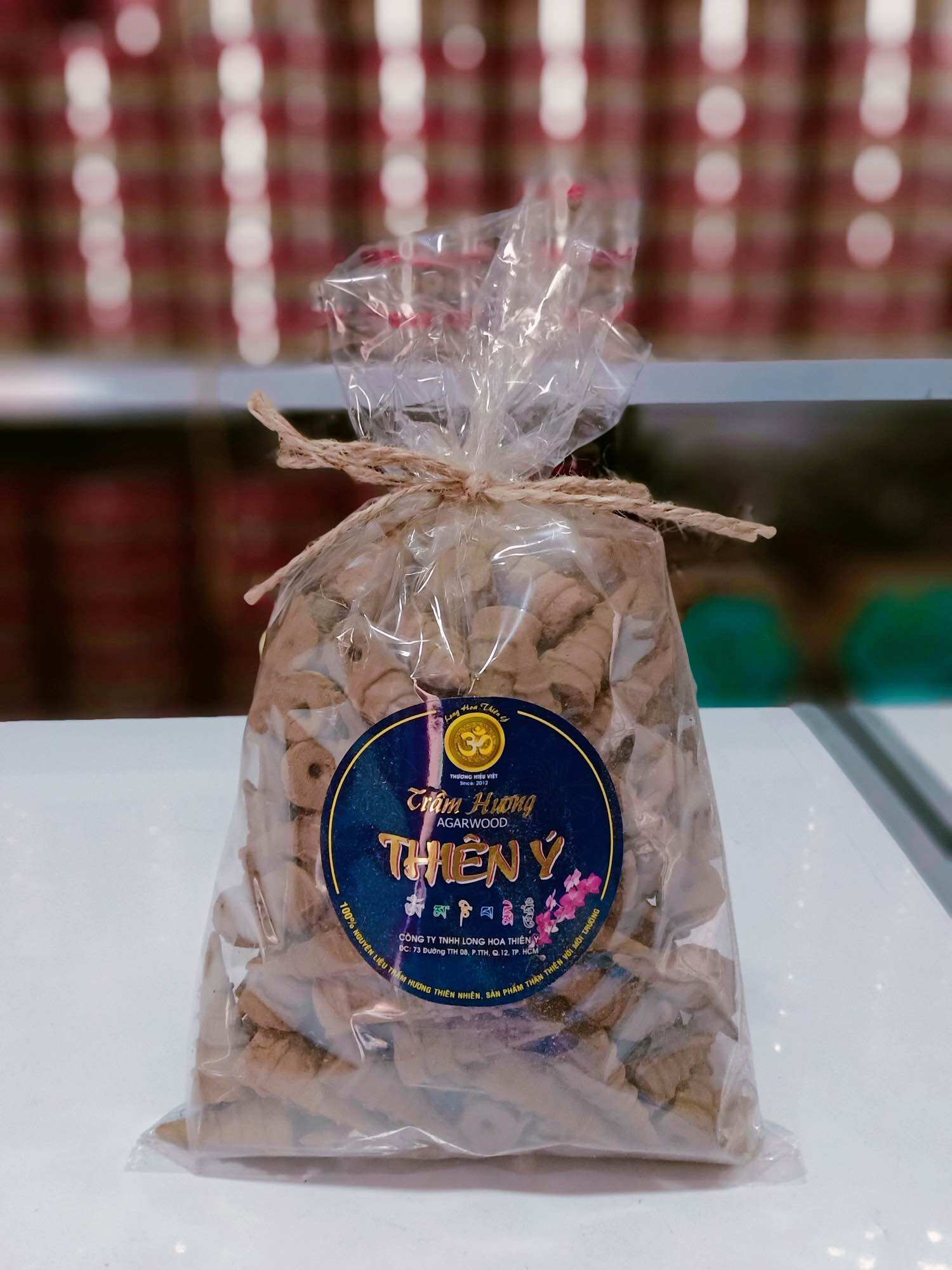 TRẦM THÁP VIÊN tạo thác khói Thiên ý LOẠI BỊCH 150 viên cháy 20 phút 1 viên (tem xanh)