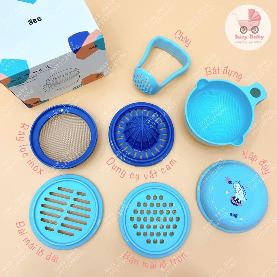 BỘ DỤNG CỤ CHẾ BIẾN ĂN DẶM AAG