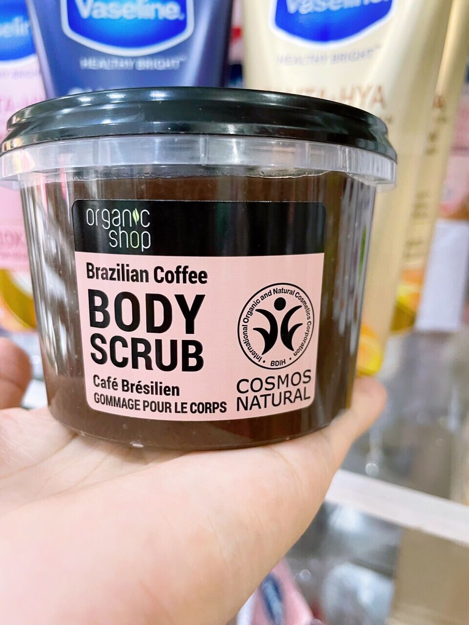 Tẩy tế bào chết cà phê oganic nga toàn thân