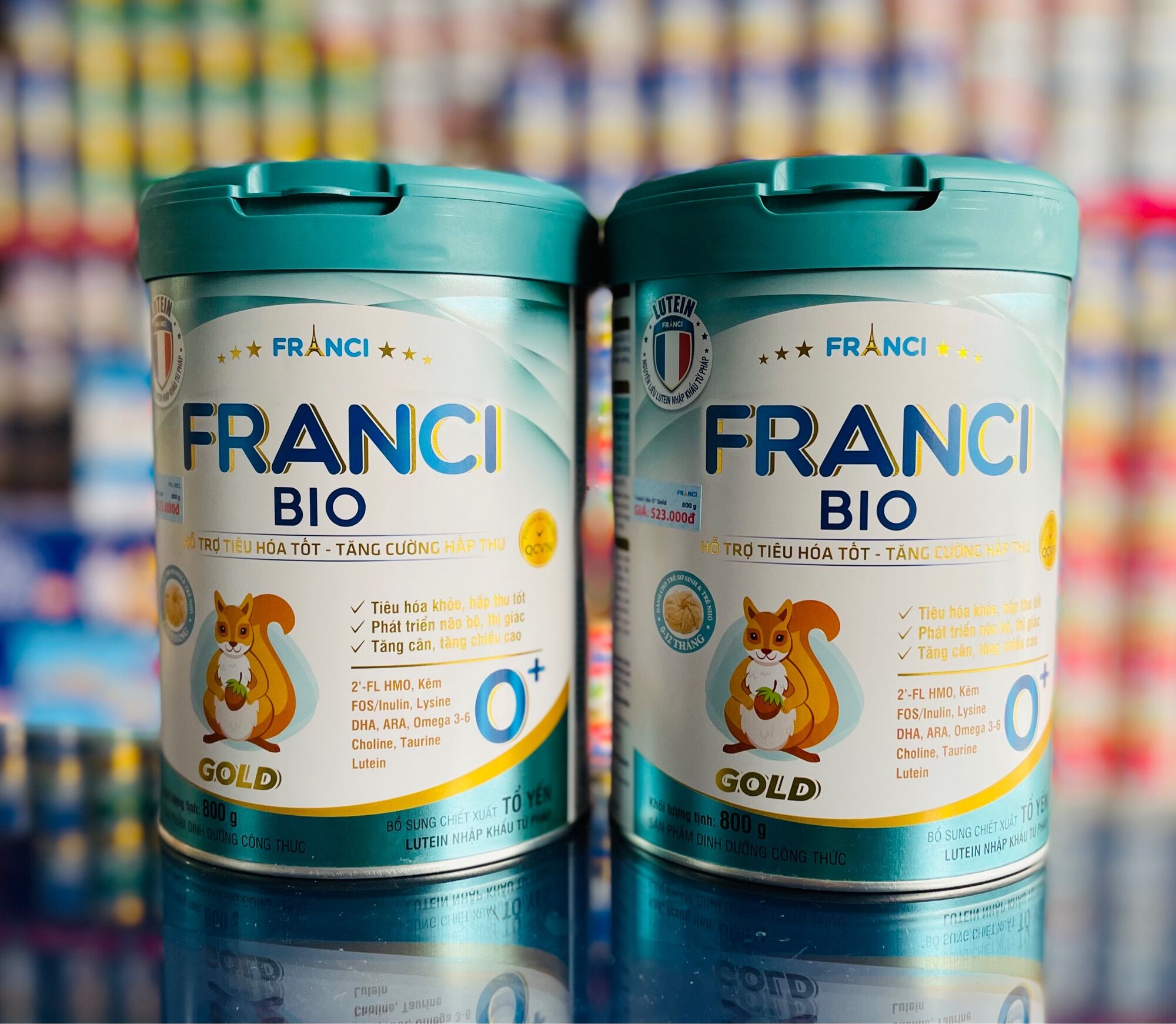 Sữa bột franci bio 0+ hỗ trợ tiêu hoá, tăng cường đề kháng