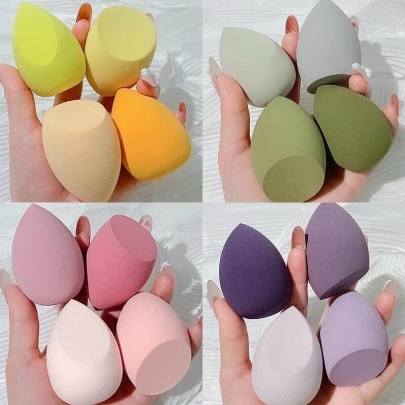 Set bông mút trang điểm 4 cái siêu xinhi