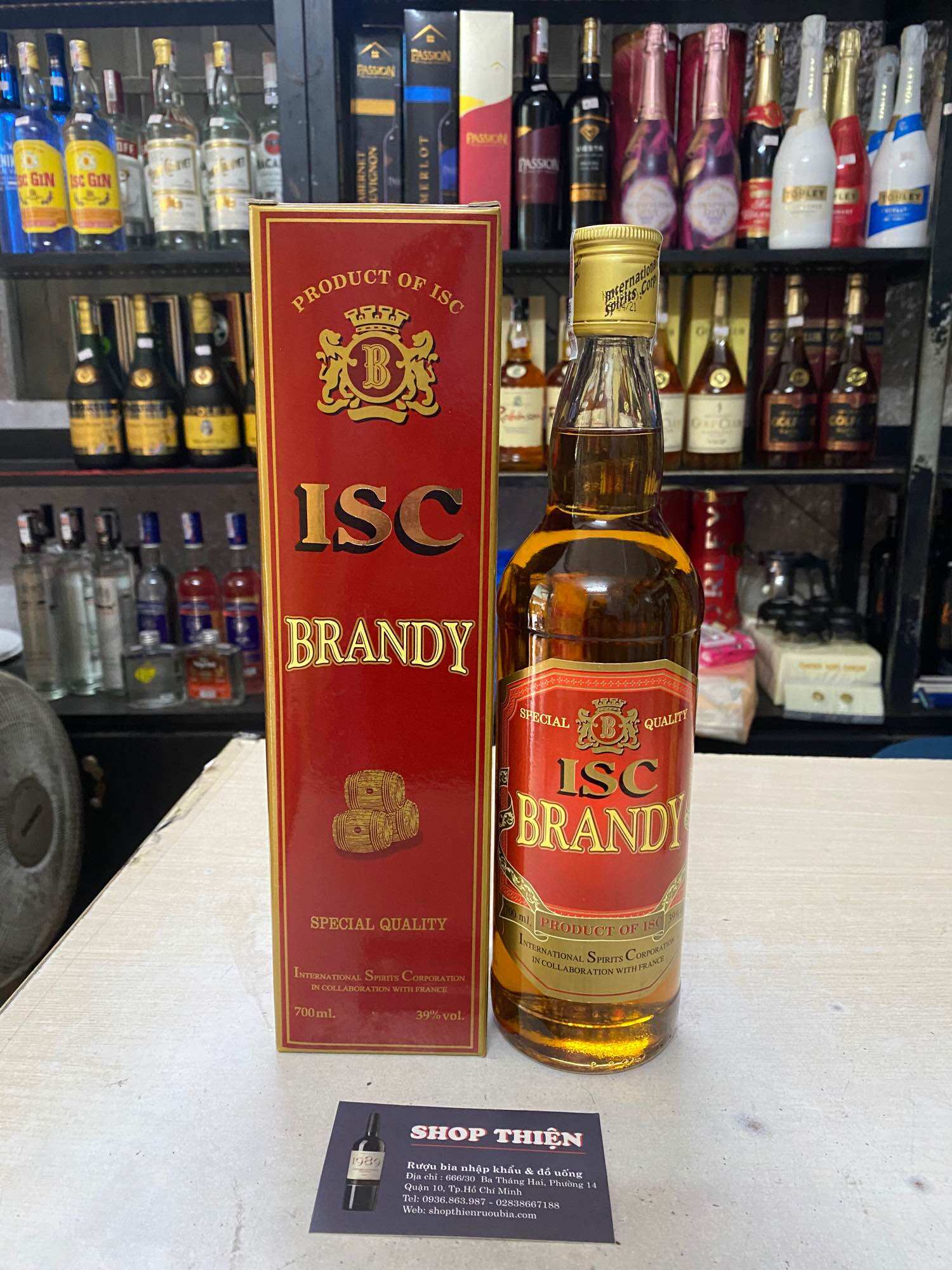 ISC BRANDY Việt Nam 39% 700ml