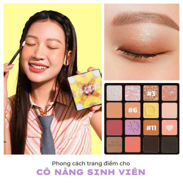 Bảng phấn mắt Lemonade Aesthetic Eyeshadow Palette Version 2 20.8g