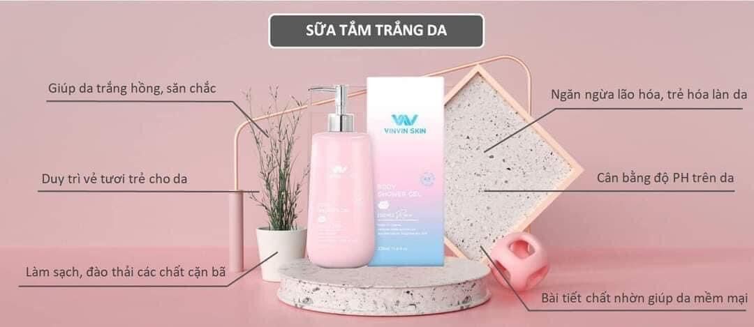 Sữa Tắm Trắng Da Vinvinskin [ Chính Hãng ]