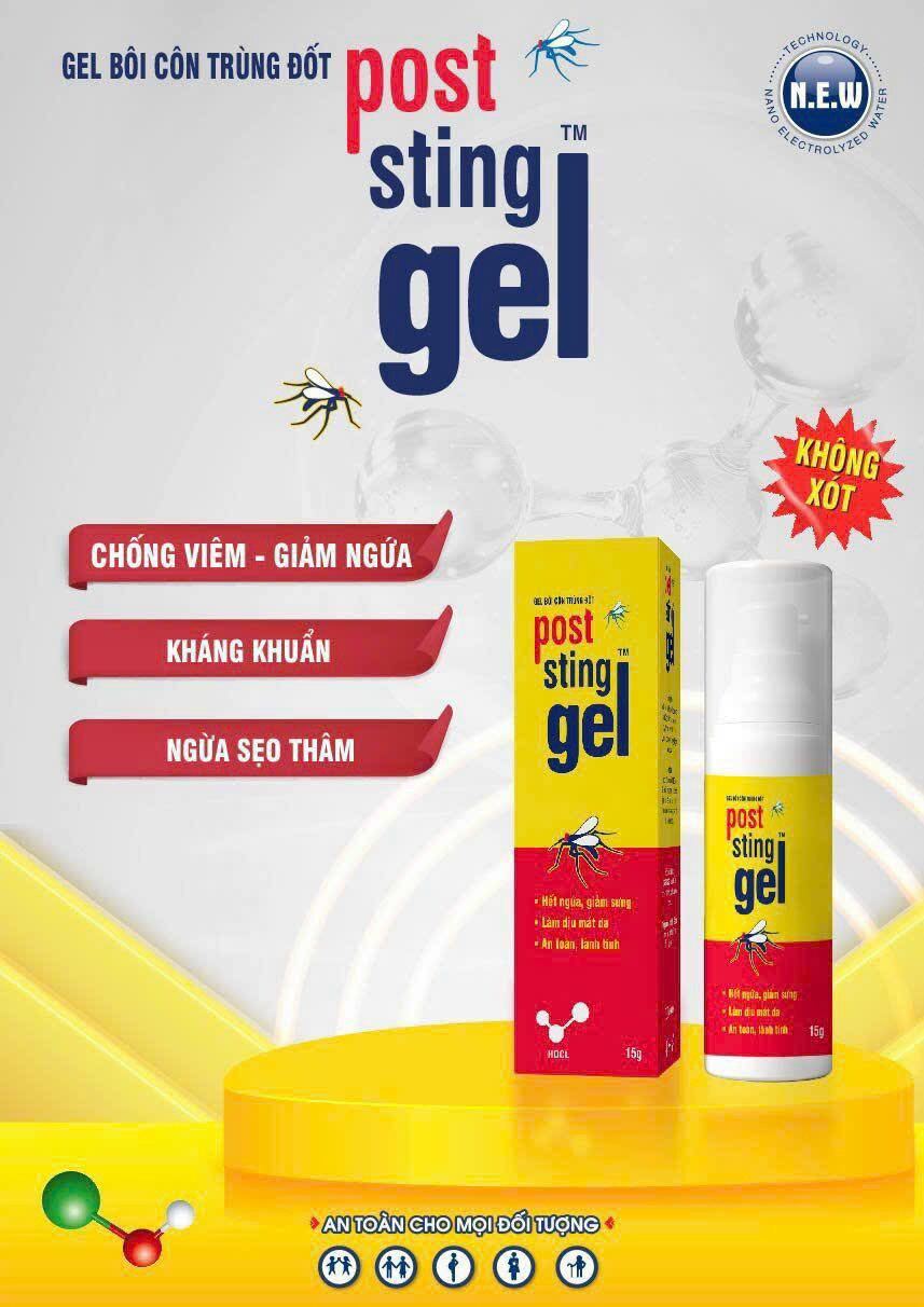 Gel bôi côn trùng cắn post sting gel