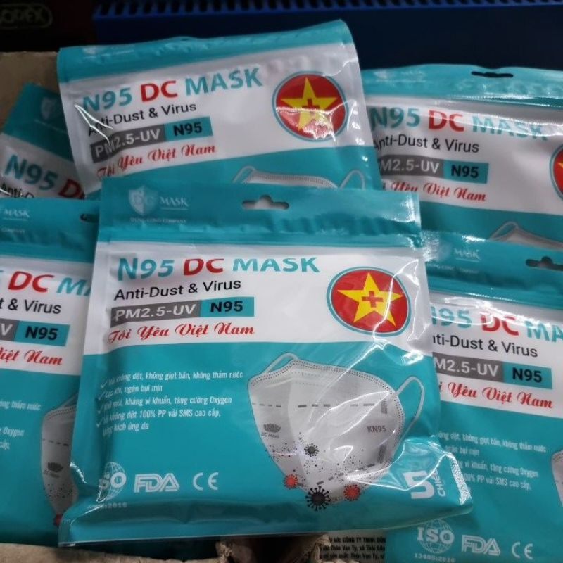 Khẩu trang N95 DC Mask (bịch 5 cái)