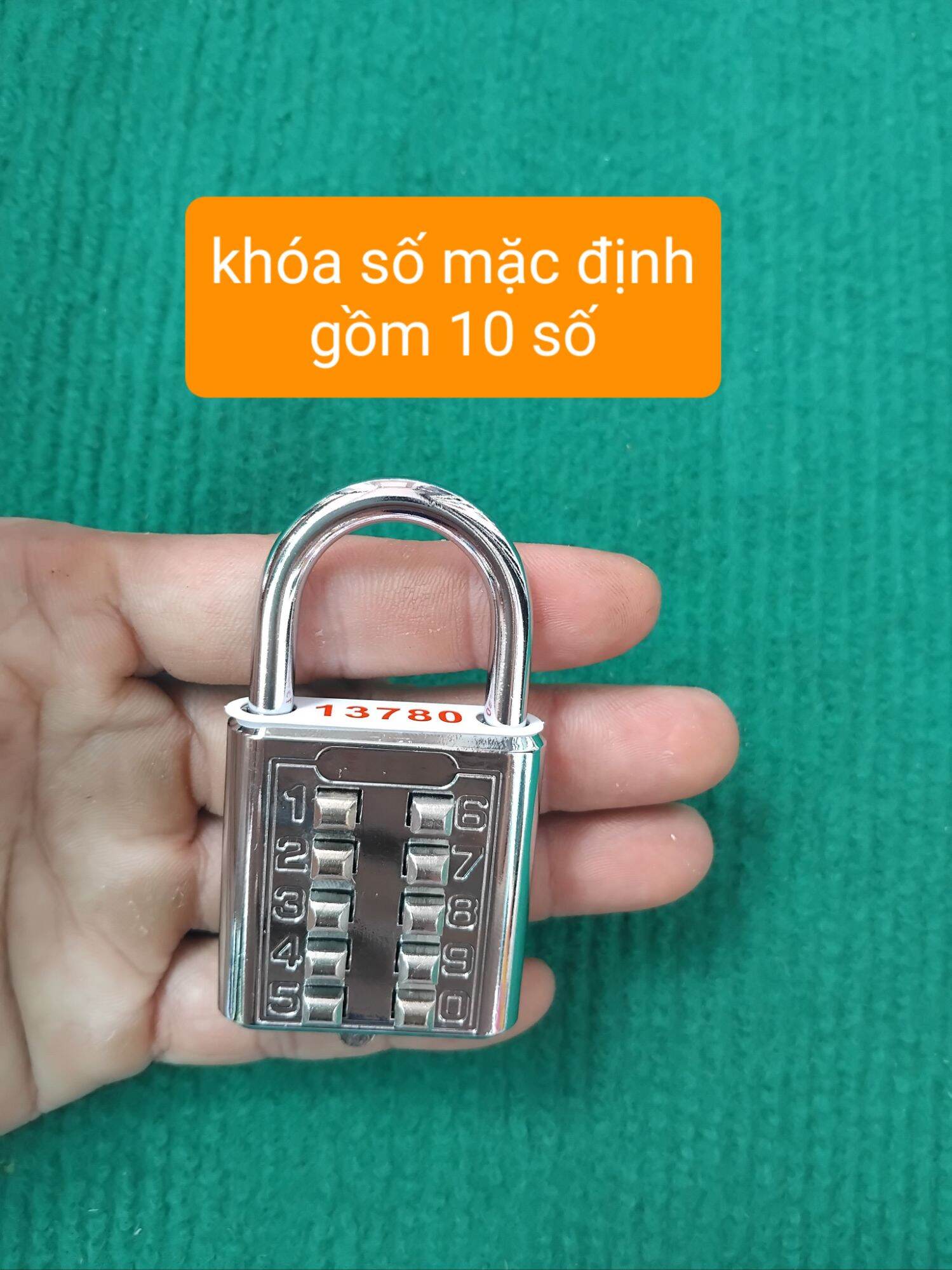 ổ khóa số loại tốt,  ổ khóa được giao màu ngẫu nhiên, sản phẩm là 1 cái
