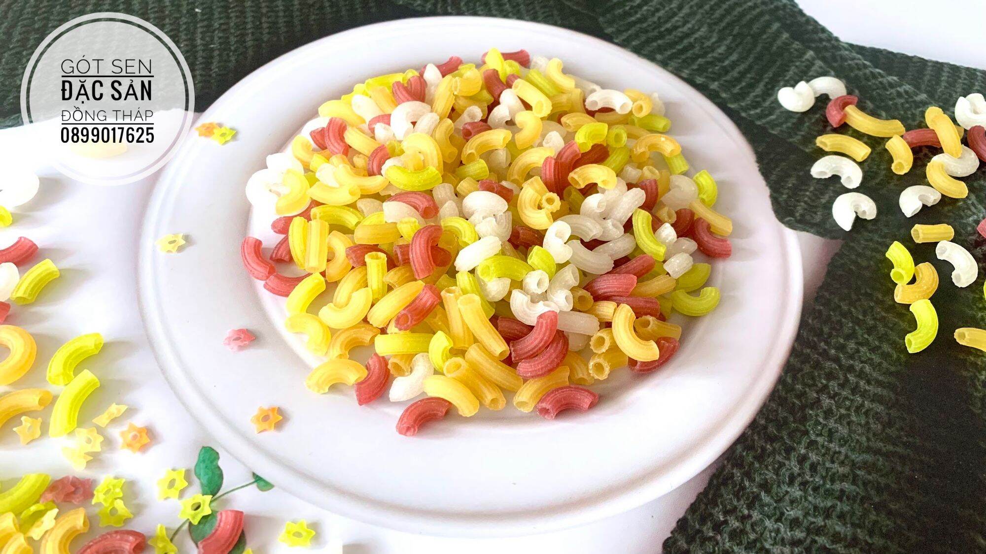 1Kg Nui rau củ (ống ngắn) [Đặc sản, Thơm ngon]