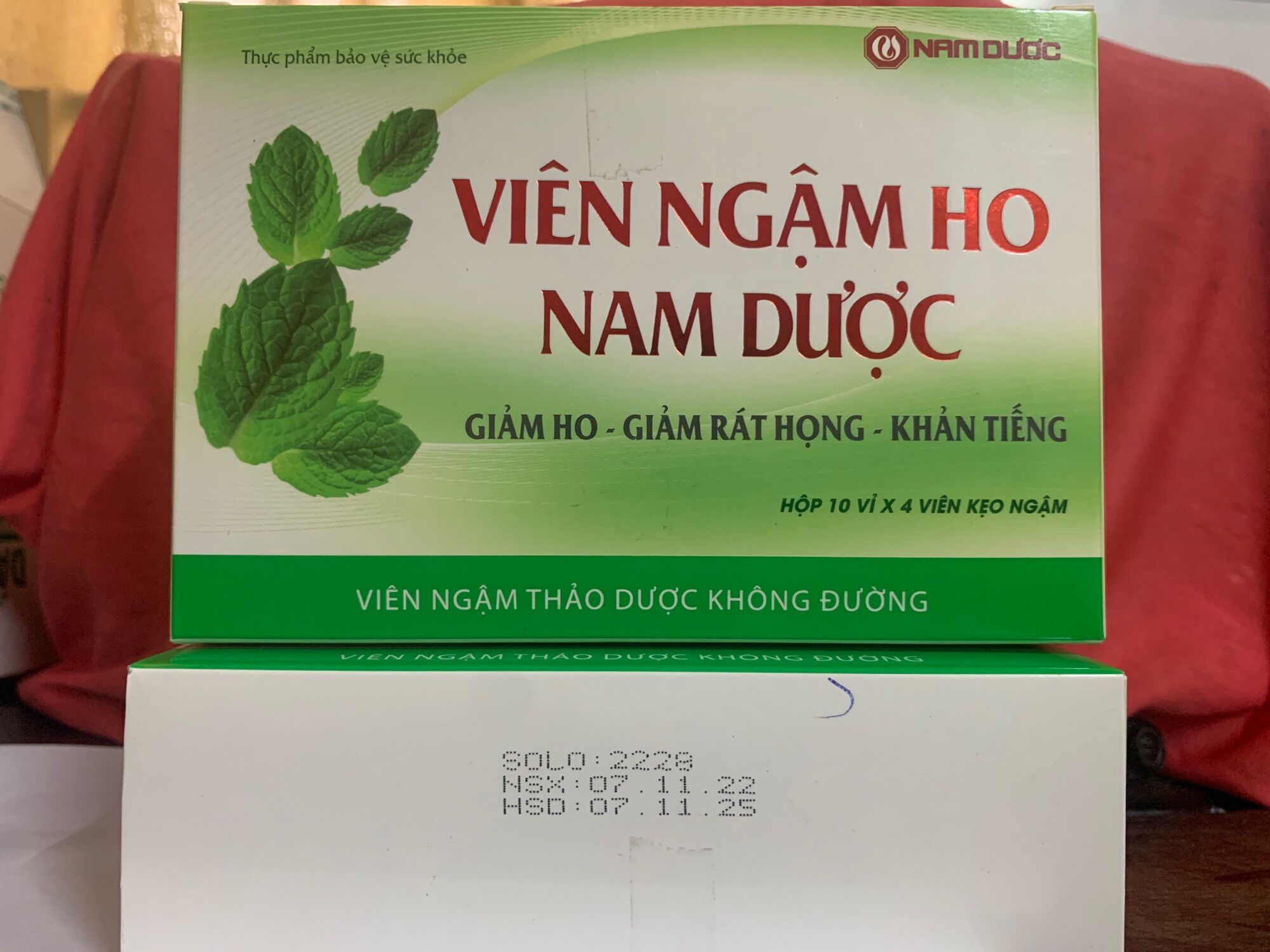 Viên Ngậm Ho - nam dược (hộp 40viên)
