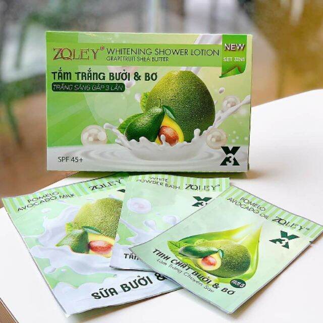Tắm Trắng Bưởi Bơ Zoley