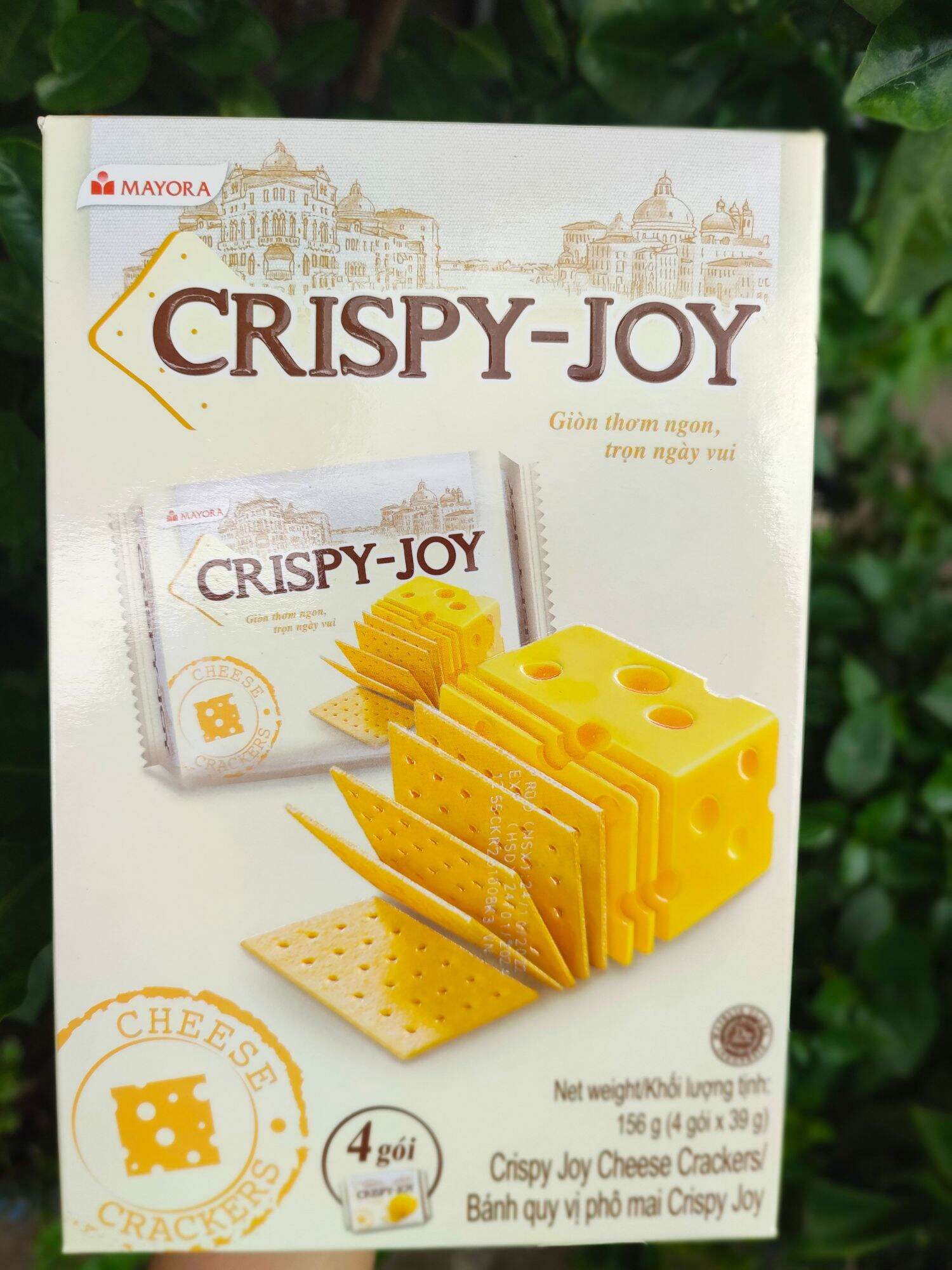 Bánh quy vị phô mai Crispy-Joy 156gram