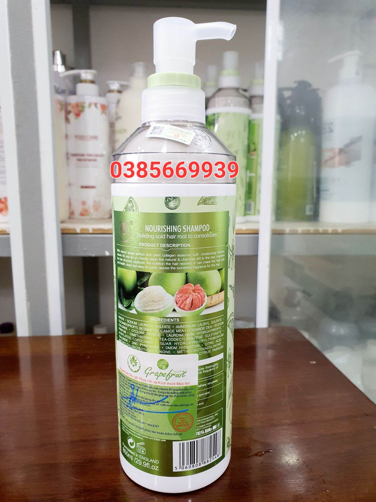Dầu gội phục hồi chống rụng, kích mọc tóc tinh chất bưởi AILISE Grapefruit 850ML