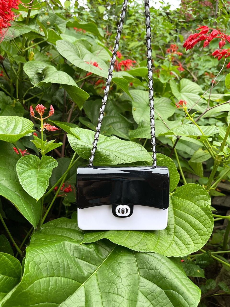 Túi Nhựa Chanell Phối Màu mini