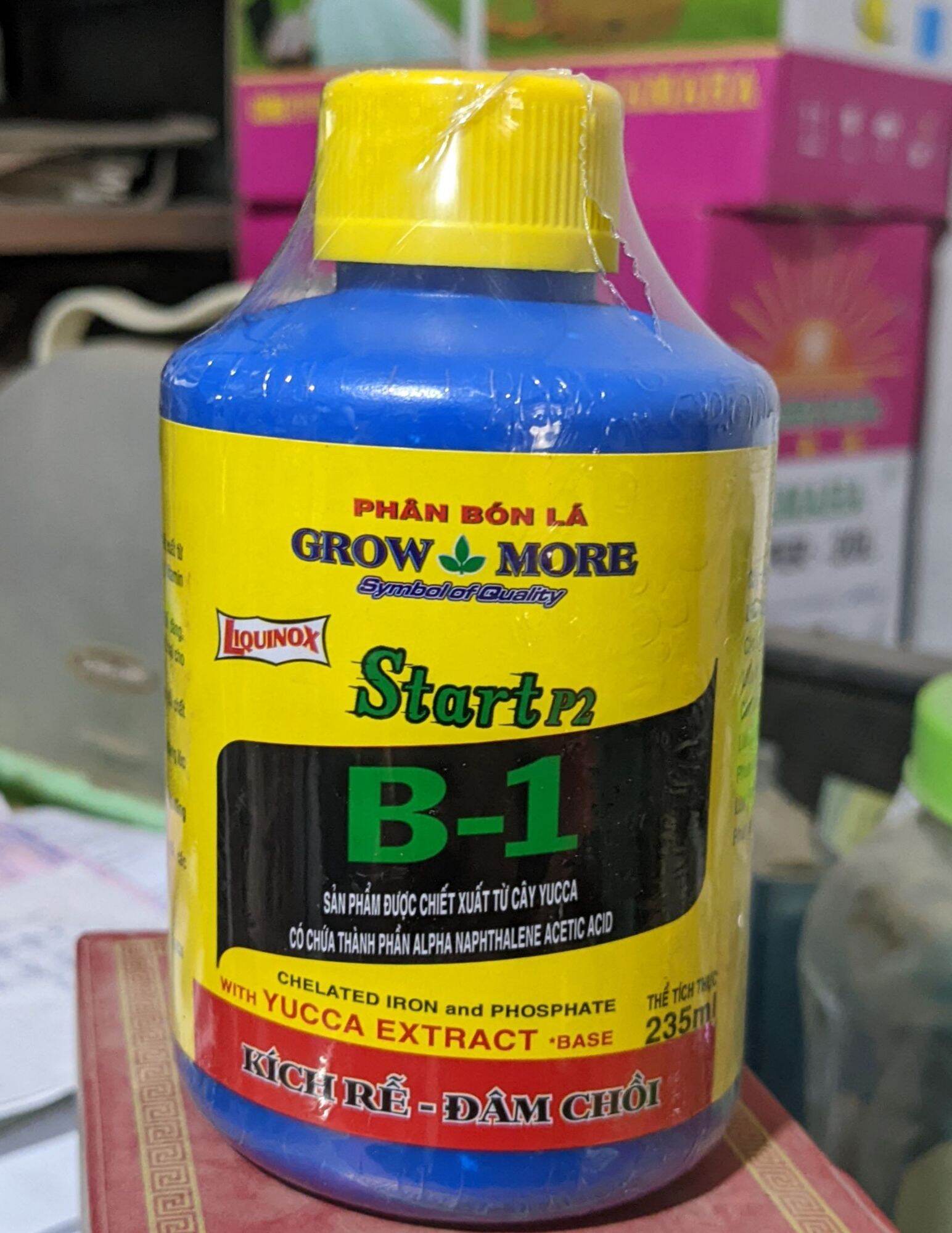 Phân bón lá b-1 start của mỹ, grow more 235ml. kích rễ - đâm chồi