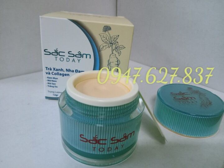 Kem mụn thâm trắng da sắc sâm today 12g