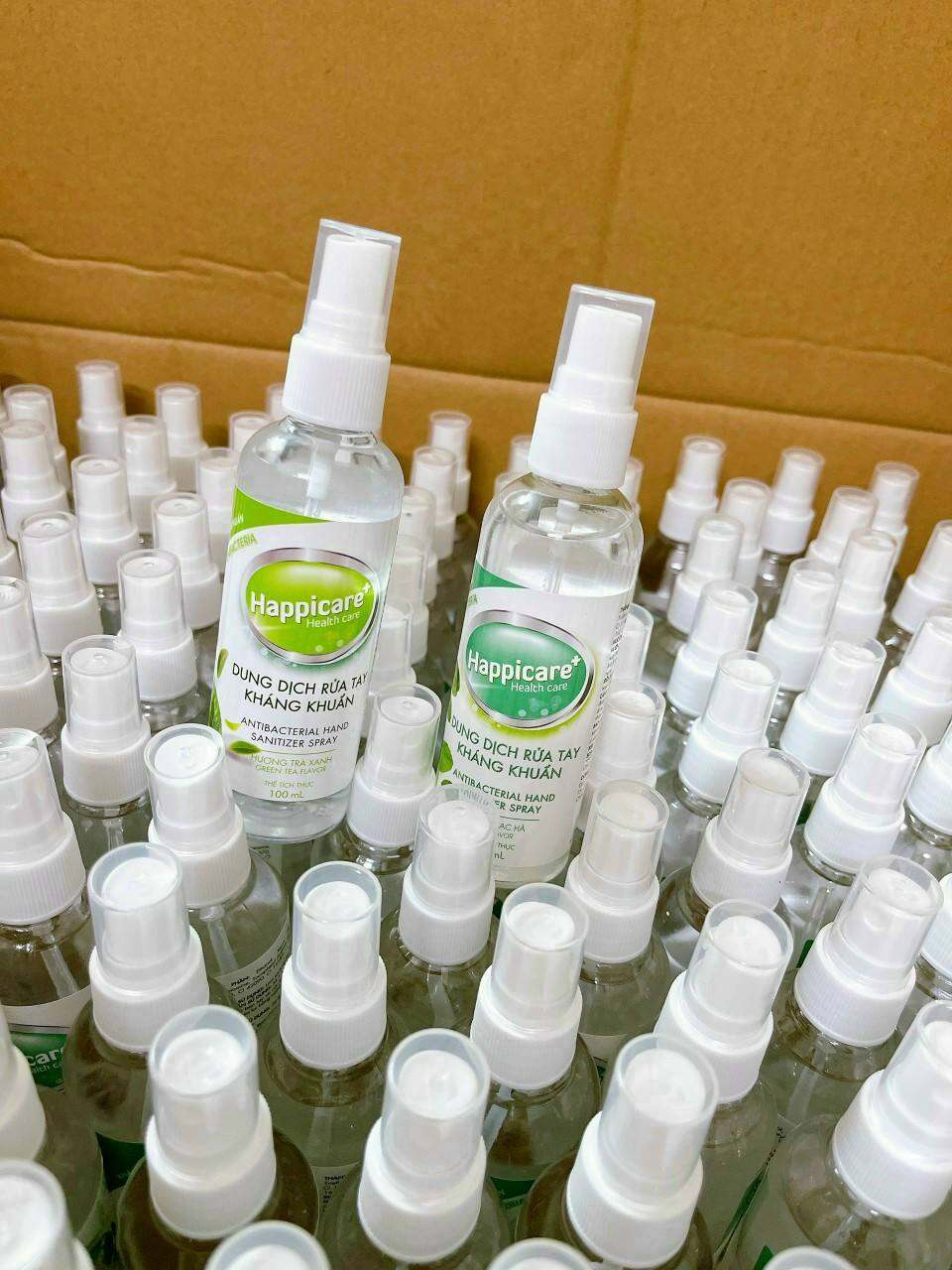 dung dịch  xịt diệt khuẩn hapicare 100ml .SL 1thùng 120 chai