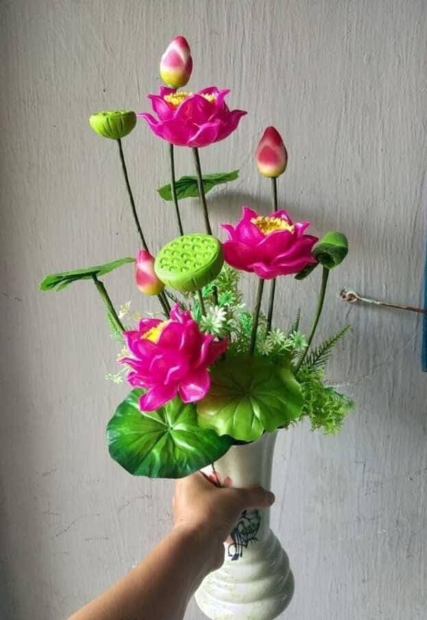 Nhụy hoa sen giả làm hoa handmade handmade S0254