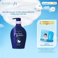 Sữa tắm tạo bọt ngừa mụn lưng với hương hoa tươi mát SENKA PERFECT BUBBLE FOR BODY FLORAL PLUS N 500ML