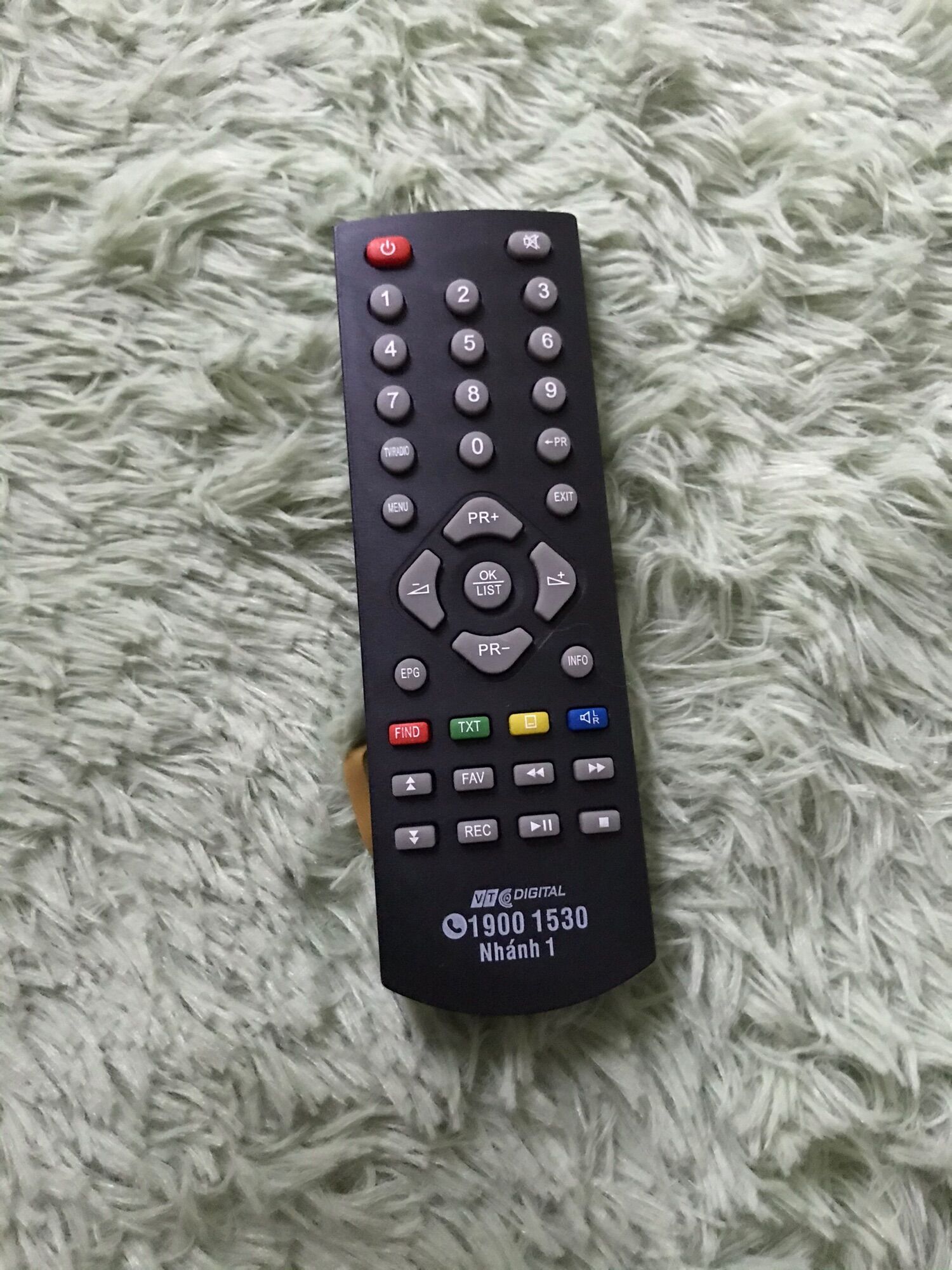 Điều khiển đầu thu VTC nhánh 1