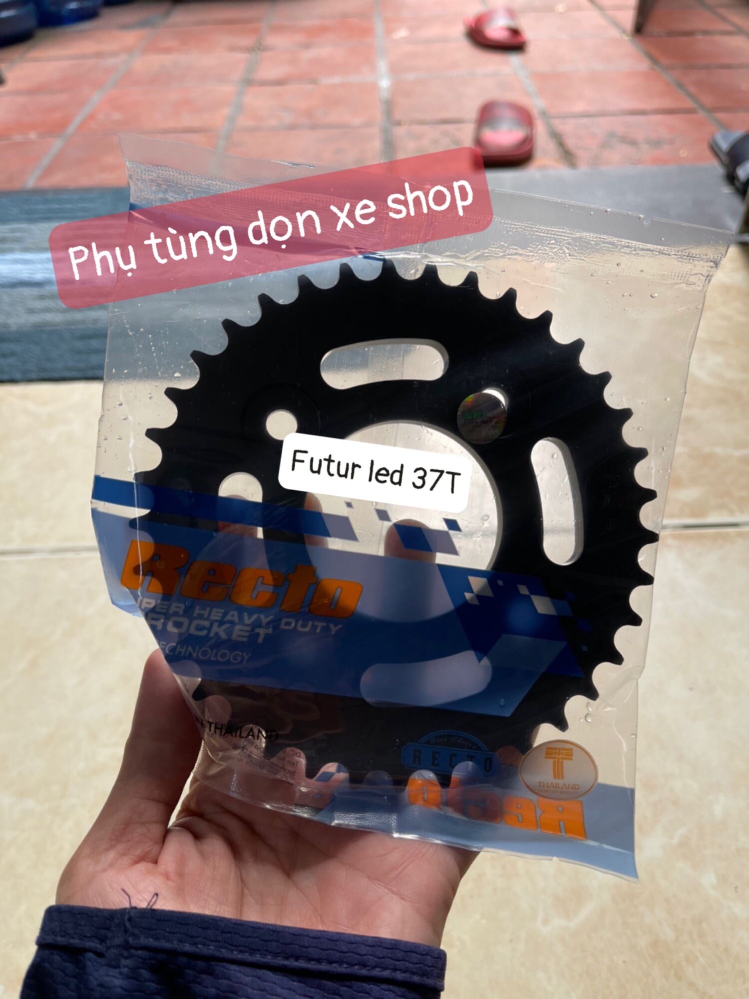 Dĩa recto 9li future led và wave i 125 bốc xe