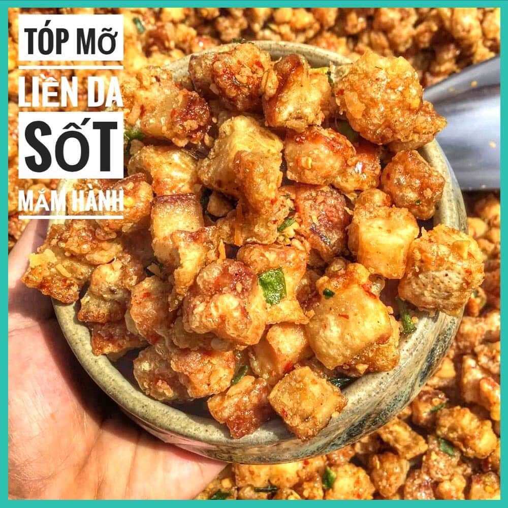 Tóp Mỡ Sấy Cháy Tỏi - Siêu Ngon 100G