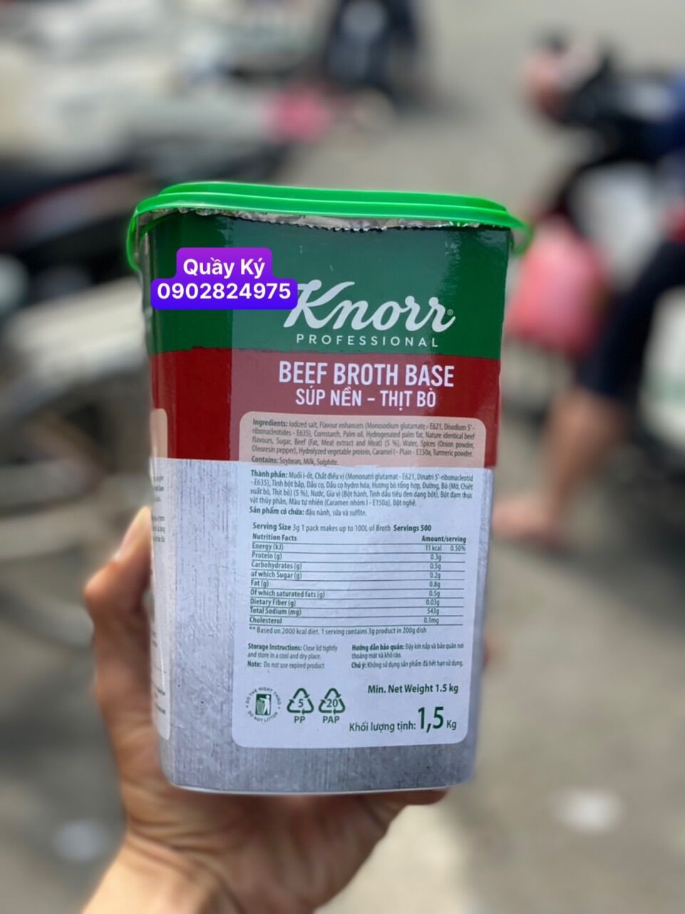 BỘT SÚP NỀN BÒ KNORR 1,5kg