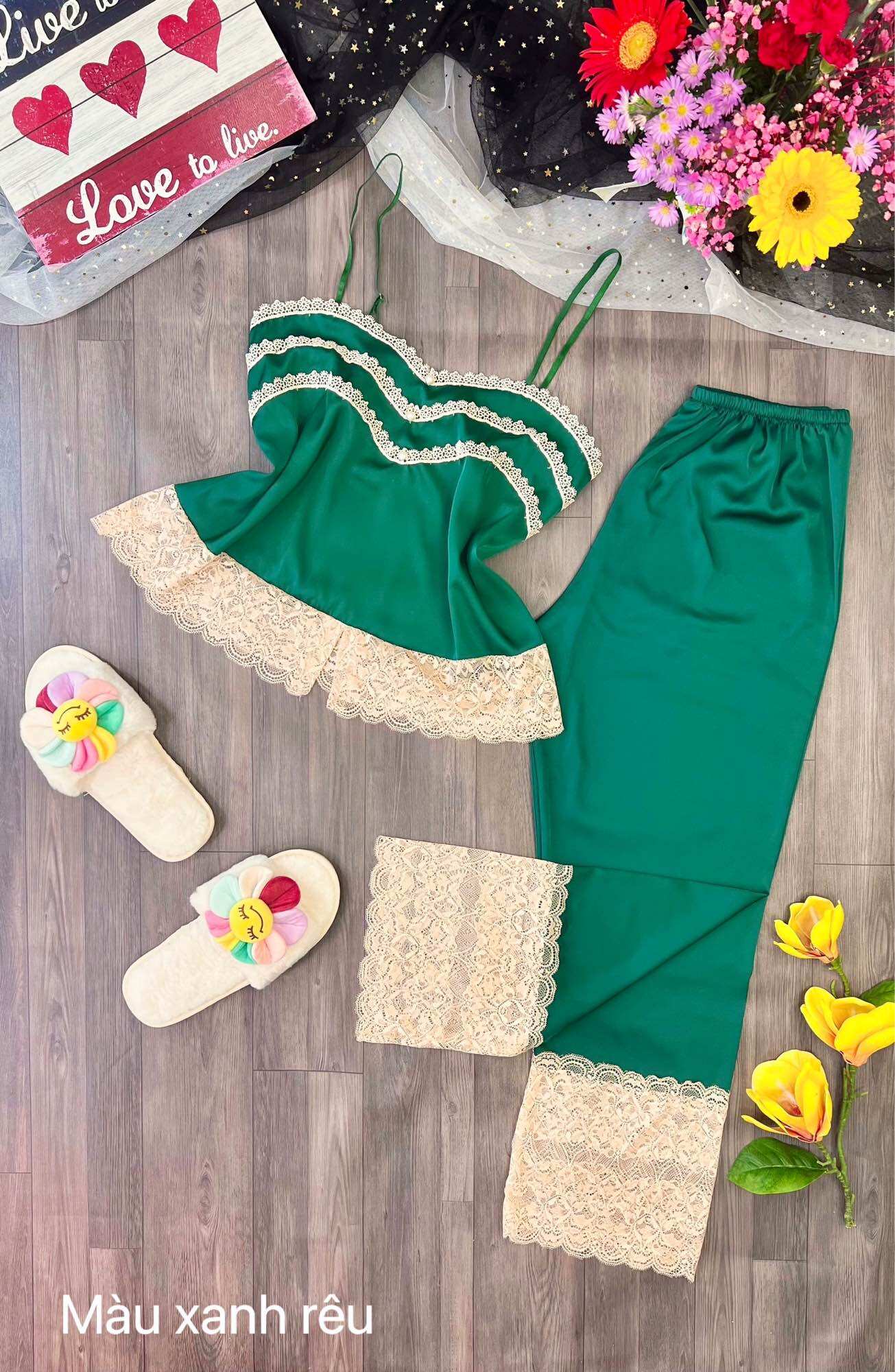 Đồ lụa 2 dây cao cấp
