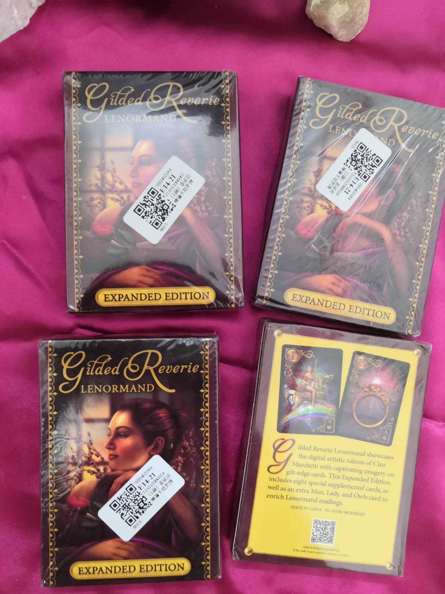 Bộ bài Gilded Reverie Lenormand 1 (tặng đá đi kèm)