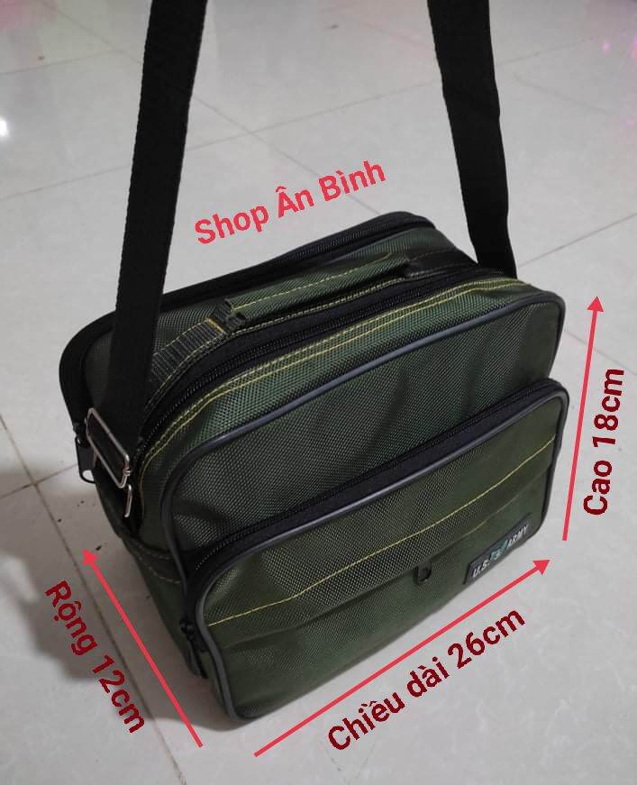 [HCM][Giá Hủy Diệt] Túi Đựng Đồ Nghề Vé Số Đeo Chéo Size Nhỏ Vải Dù Tốt