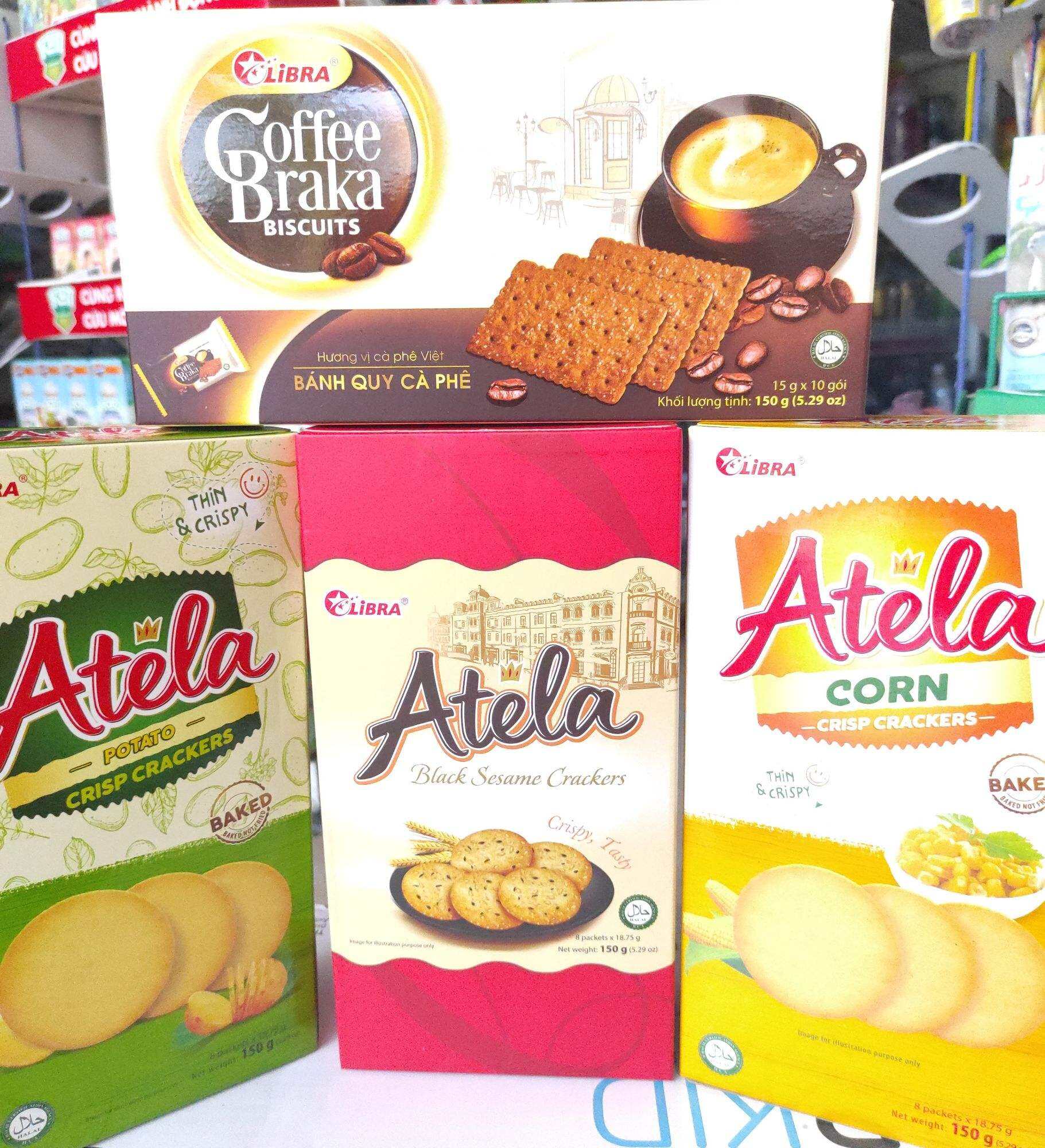 Bánh Cracker, Bánh khoai tây, Bánh quy Atela Libra hộp 150g