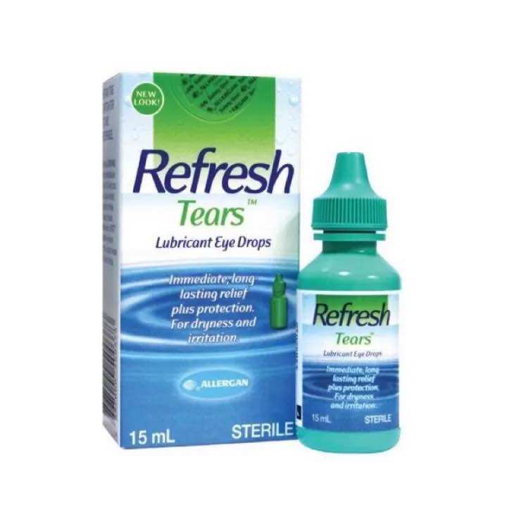  Nước Nhỏ Mắt Refresh Nhân Tạo Tears - Giảm Khô Mỏi Mắt Dịu Nhẹ Chăm Sóc Thị Lực Rửa Sạch Bụi  Lọ 15ml  