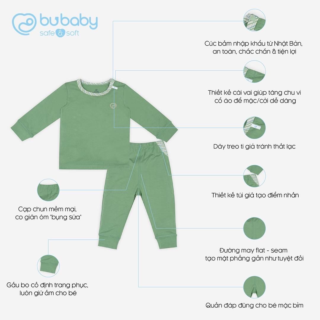 Combo 2 bộ bubaby cho bé gái