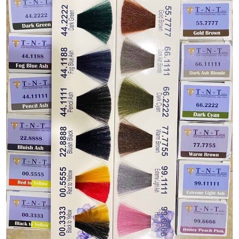 Combo thuốc nhuộm xanh đen TNT (Kèm oxy nhuộm)