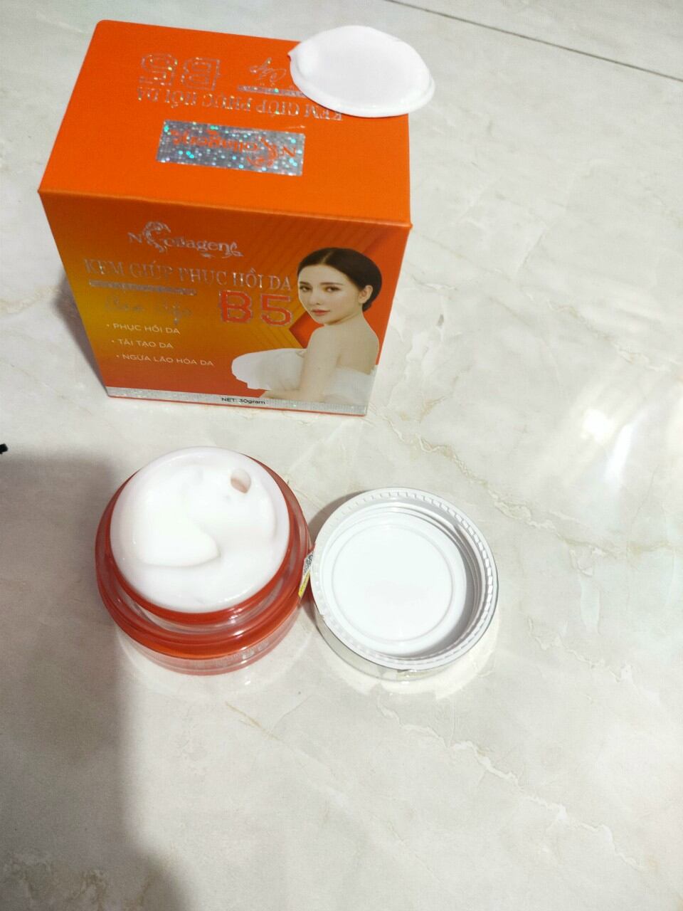 combo kem và serum phục hồi B5