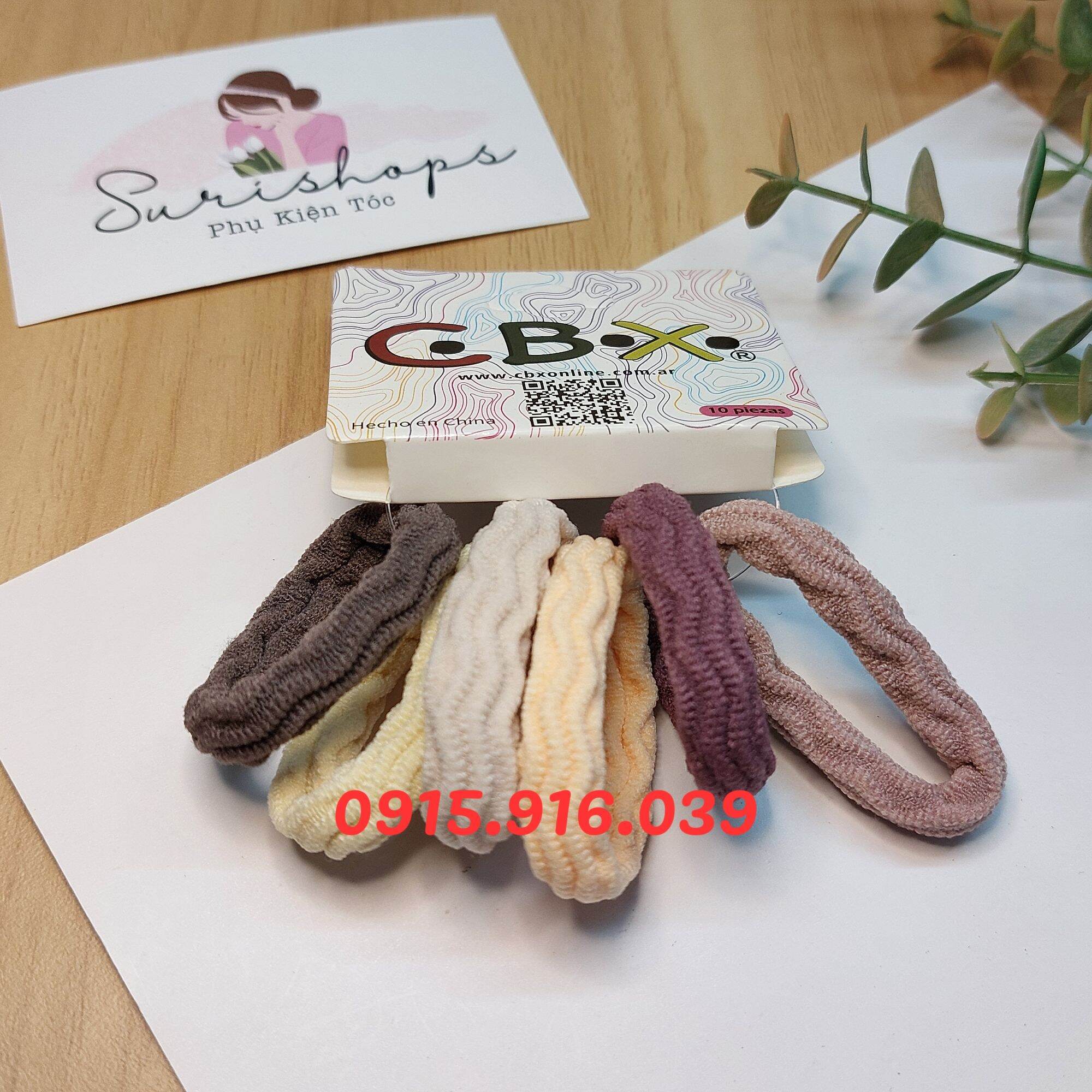 Set 6 Thun Buộc Tóc, Cột Tóc Nữ