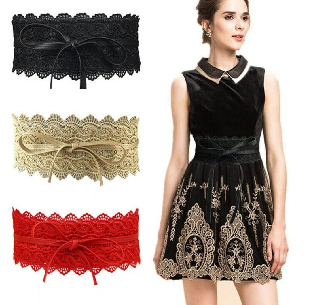 Thắt lưng nữ dây nịt đai váy bản to 9cm