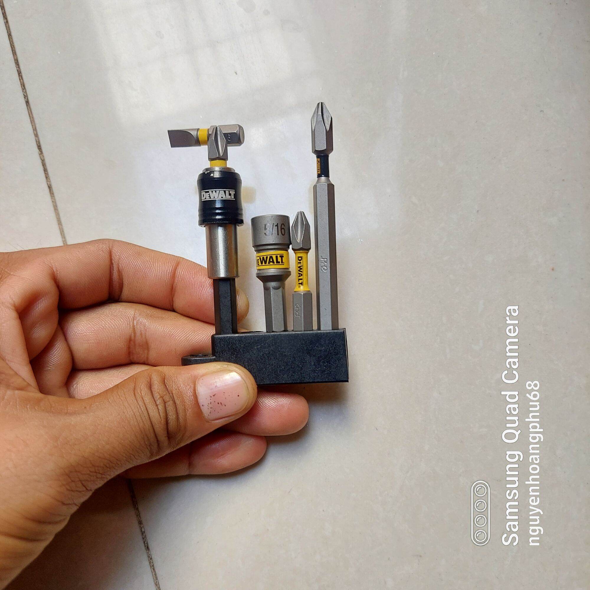 Bộ mũi vít ph2 đầu nối dewalt vít đầu bắn tôn 8li