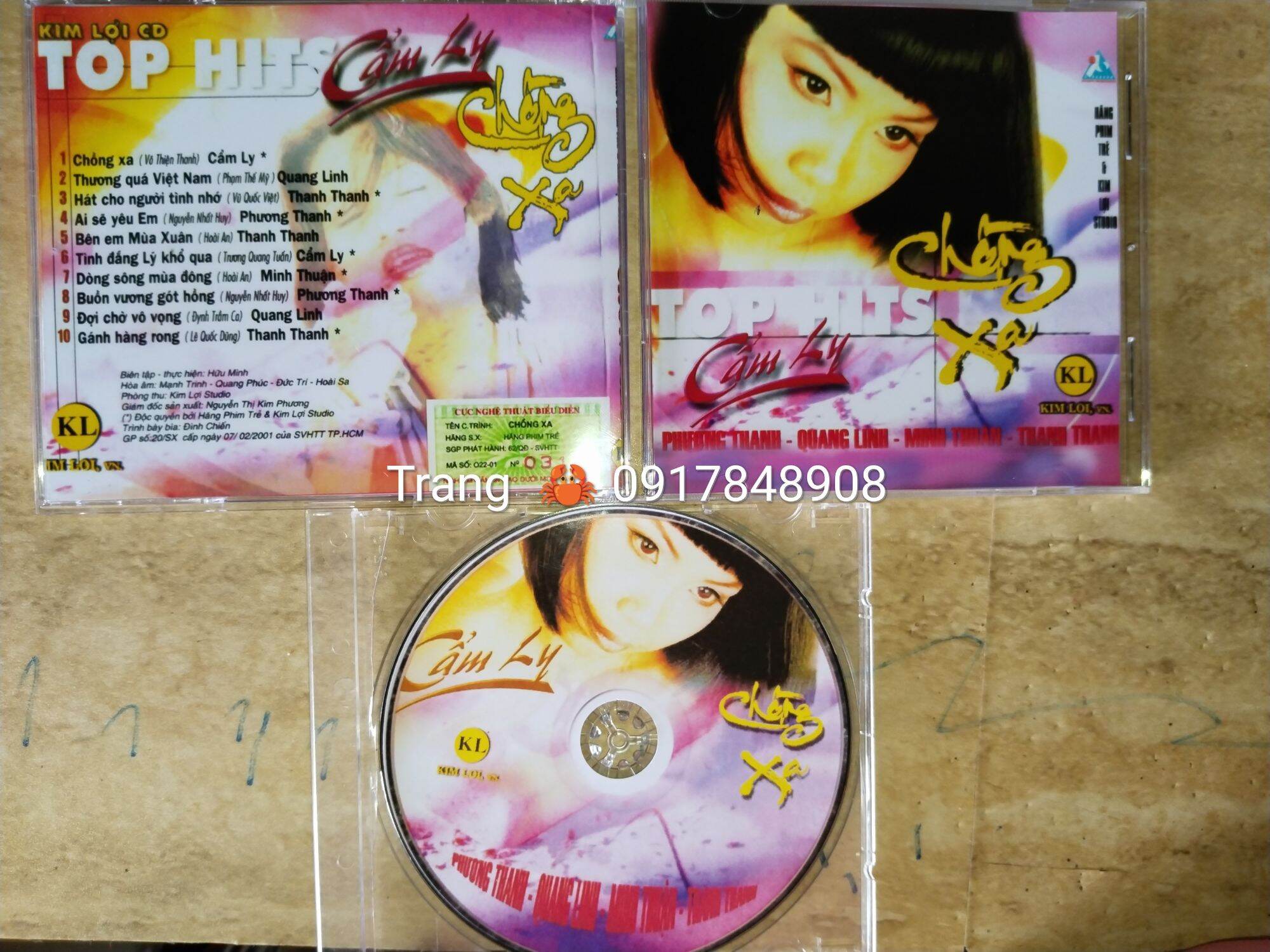 Bộ 7CD Cẩm Ly những ca khúc trữ tình hay nhất