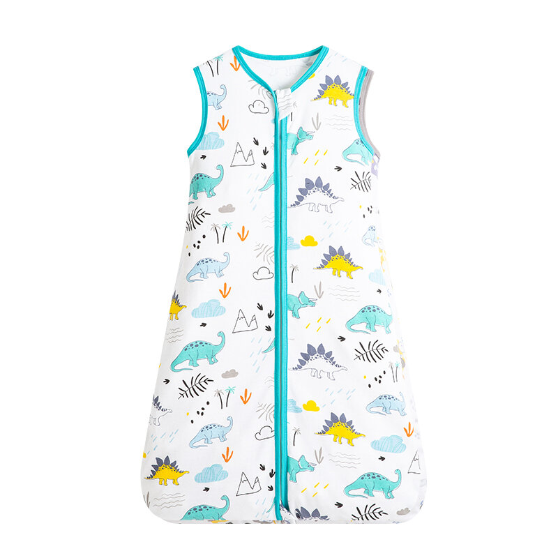 Túi Ngủ Cho Bé Sơ Sinh Unisex 0.5 Tog Chăn Mặc Được Áo Vest Cotton Ngủ Bao Cho Bé Trai Bé Gái 0-3 Tuổi Mùa Hè Thiết Kế In Hình
