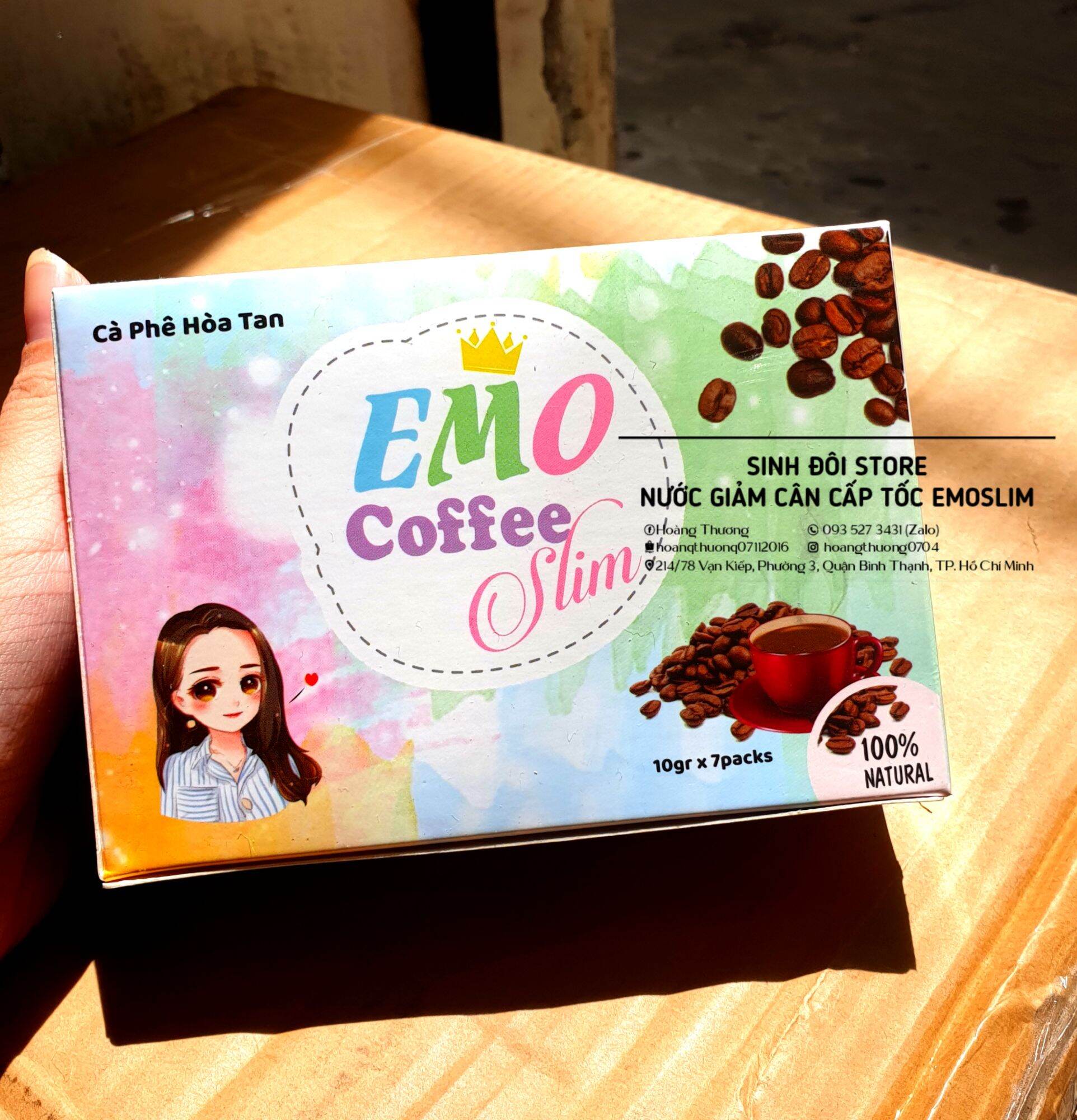 [HCM]Emoslim Cà Phê giảm cân