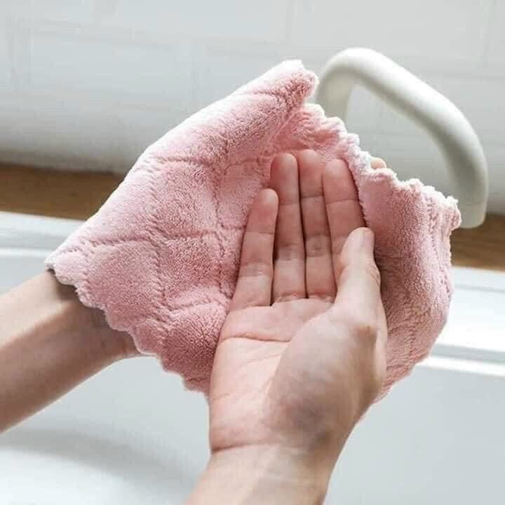 Sét 3 khăn lau đa năng 2 mặt siêu thấm nước