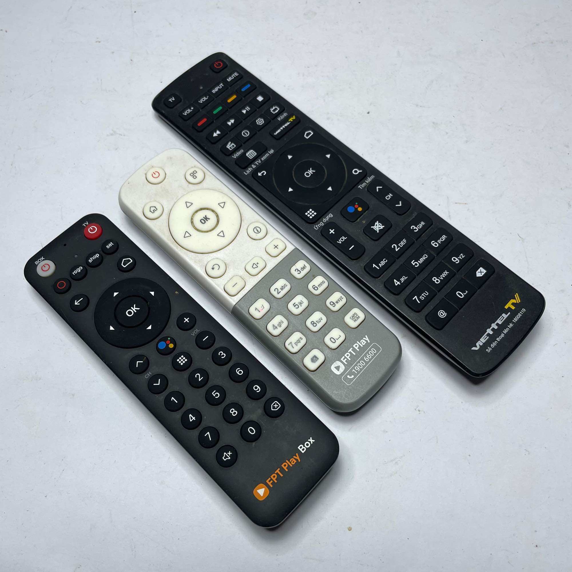 Điều khiền đầu android tvbox cũ chính hãng theo máy còn mới dùng tốt