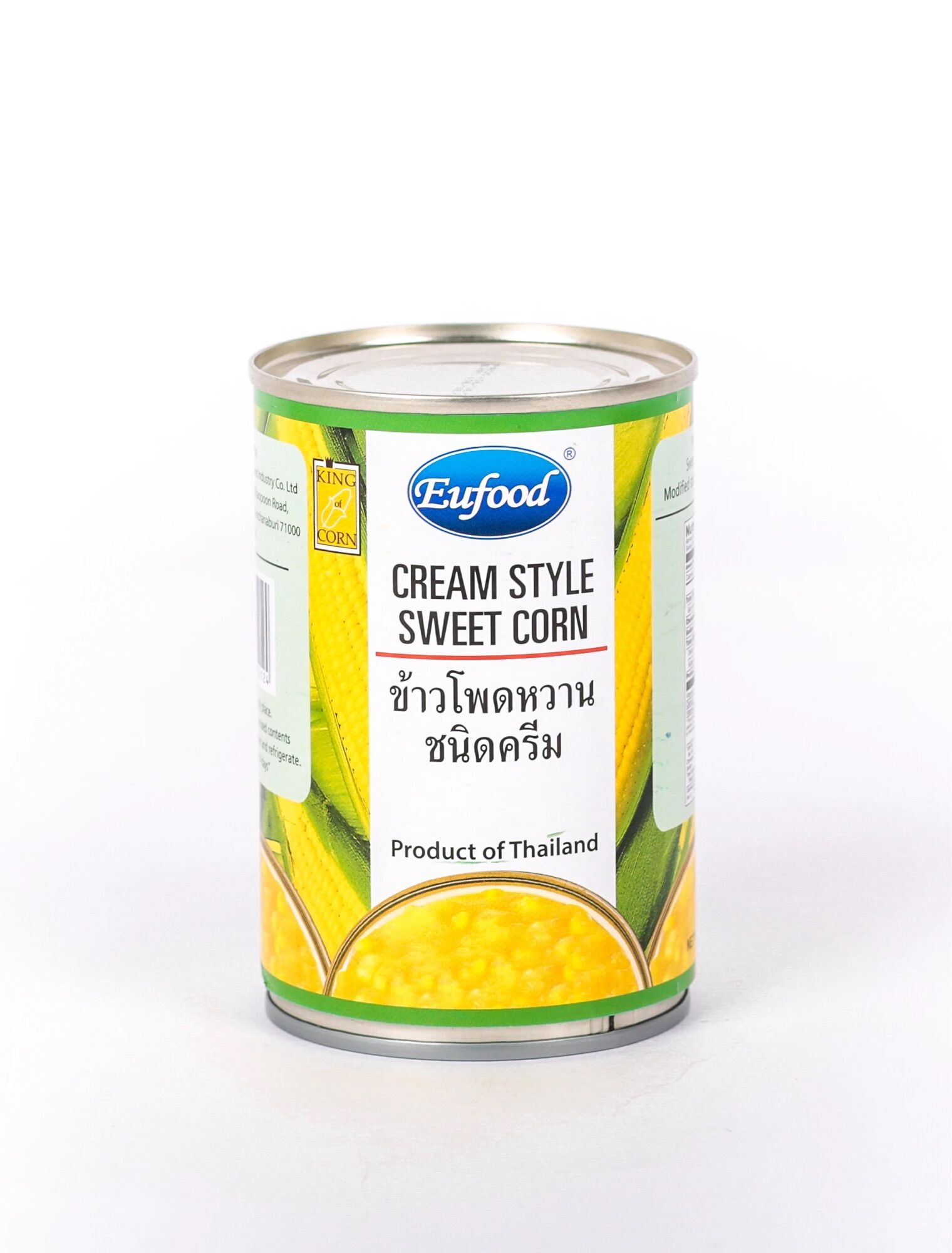 Súp ngô ngọt - River Kwai 425g Cream Style Sweet Corn Thái Lan, Ngô thái nhỏ, ngô kem Eufood