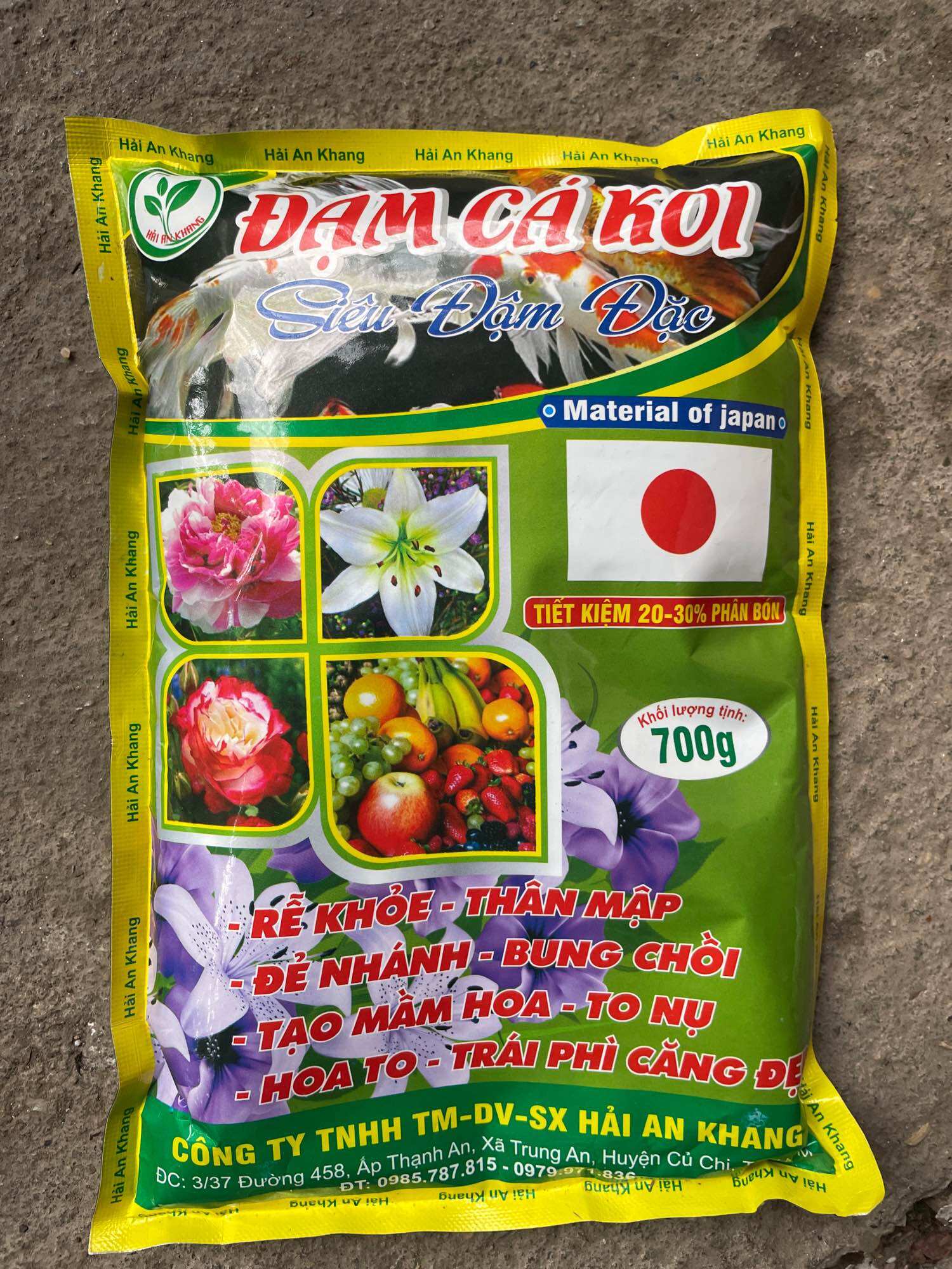 Phân bón đạm ca Koi siêu đậm đặc - gói 700 gam