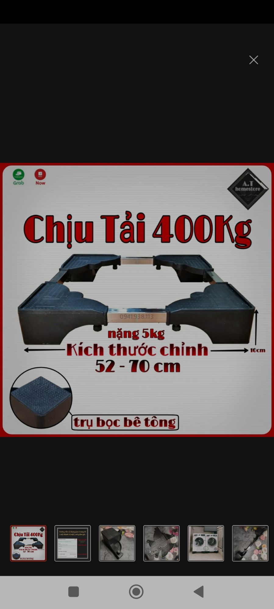 Chân đế  máy giặt, máy sấy,tủ lạnh