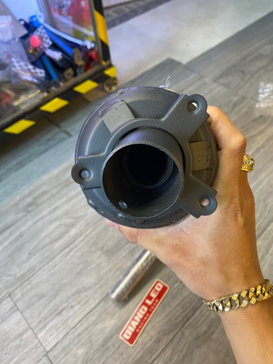 Pô Uma V4 Cho Exciter 150