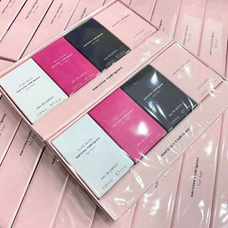[SET] Sét nước hoa Narciso Rodriguez For Her Collection (7,5ml × 4pcs)